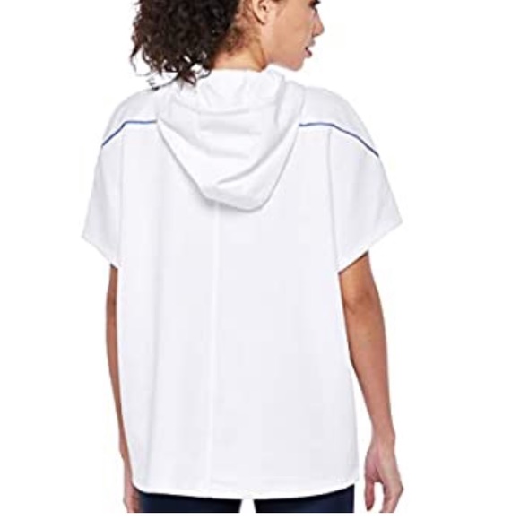 Under Armour The Rock Ss Tunic Hoodie White - Picture 6 of 7